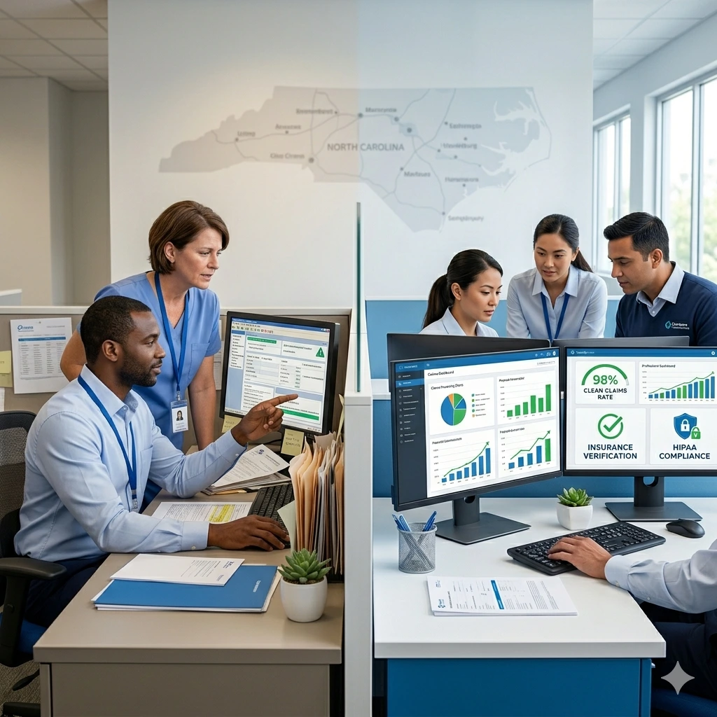 Specialists managing provider credentialing and verification for North Carolina practices. Acuity Health Solution.